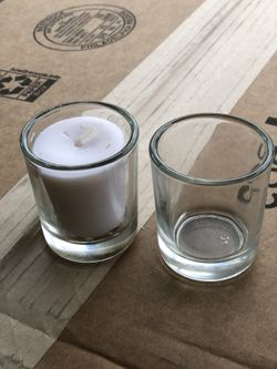 Glass votives and candle votives