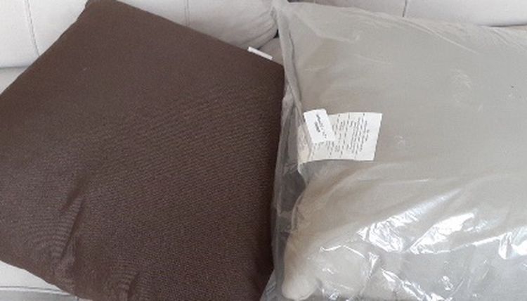 19.7” Decorative Pillows - Mocha, Brown