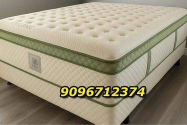 14inFull size organic hybrid gel PillowTop Matres!!!