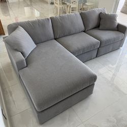 New Gray Sectional Couch 