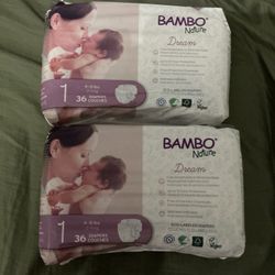 Bamboo Diapers SIZE 1