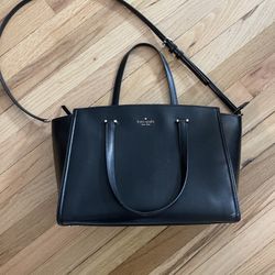 Kate Spade Black Structured Handbag 