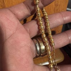 21k Brazalete Bids 13gm LIKE NEW.