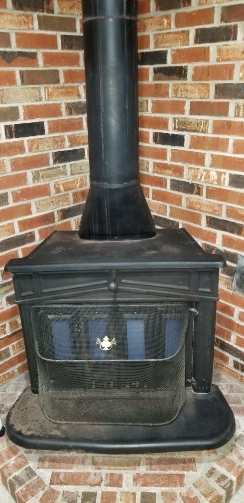 Sears & Roebuck Branded Franklin Cast Iron Fireplace