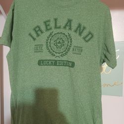 Womens Celtics/Irish Lucky T Shirt Great Green Colorway Size Medium Soft Feeling