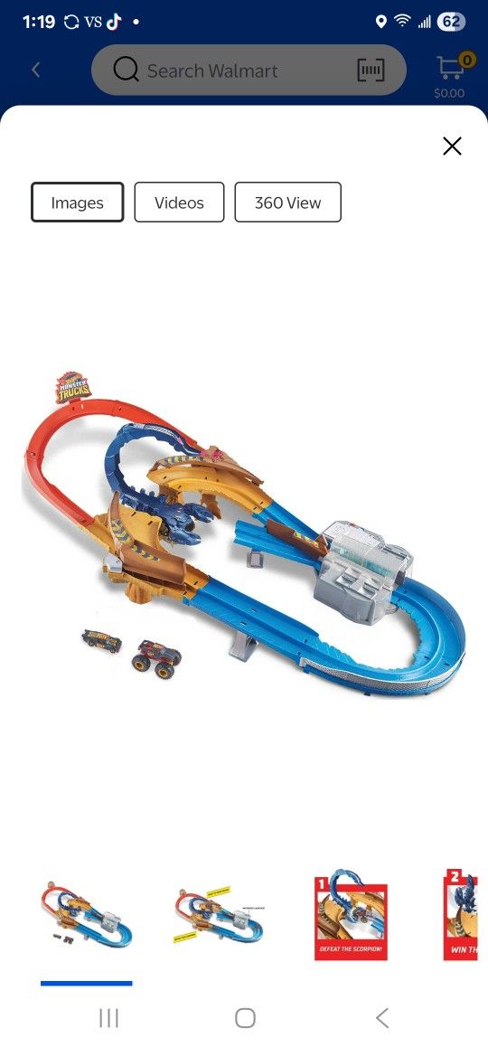 Hot Wheels Monster Truck Track