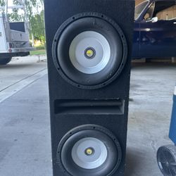 Two 10 Inch Sub Woofers 