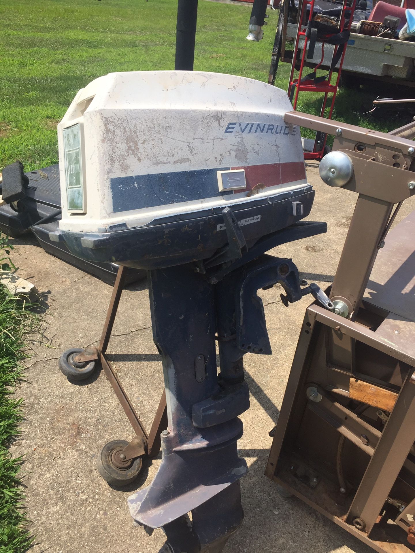 18 horse evinrude boat motor