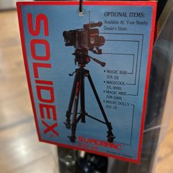 Solidex Superpac/fluid Panhead Video Tripod/Never Used