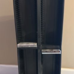  CD Rack Black Plastic CD Tower Holds 122 CDs 