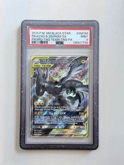 PSA 9 Pikachu Zekrom Gx 