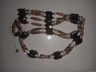 
Hematite Cloisonne Bead