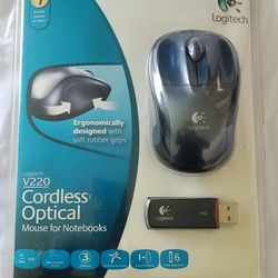 brand new Logitech wireless cordless optical mouse