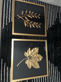 Black And Gold Home Decore, Wall Decore, Wall Art 