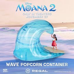 Disney Moana 2 Regal Popcorn Bucket