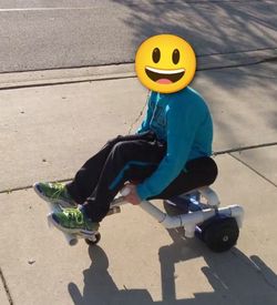 Custom Made PVC Hoverboard GoCart