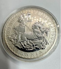1999 Great Britain 1 oz Silver Britannia