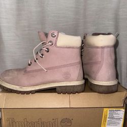Pink Timberlands 