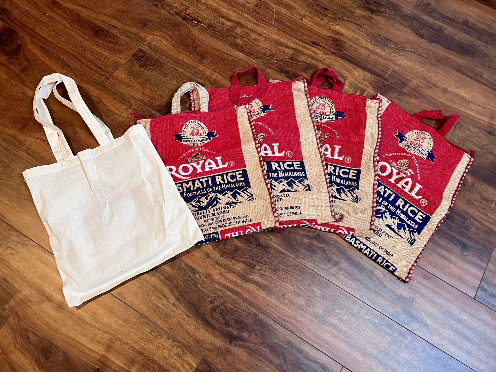 Empty Jute/Burlap Rice Sacks (FREE)