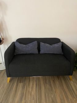 Grey Love Seat Couch