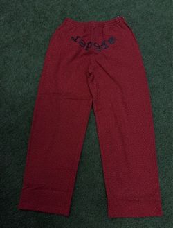 SP5DER OG Web VVS  Rhinestone track pants size: small