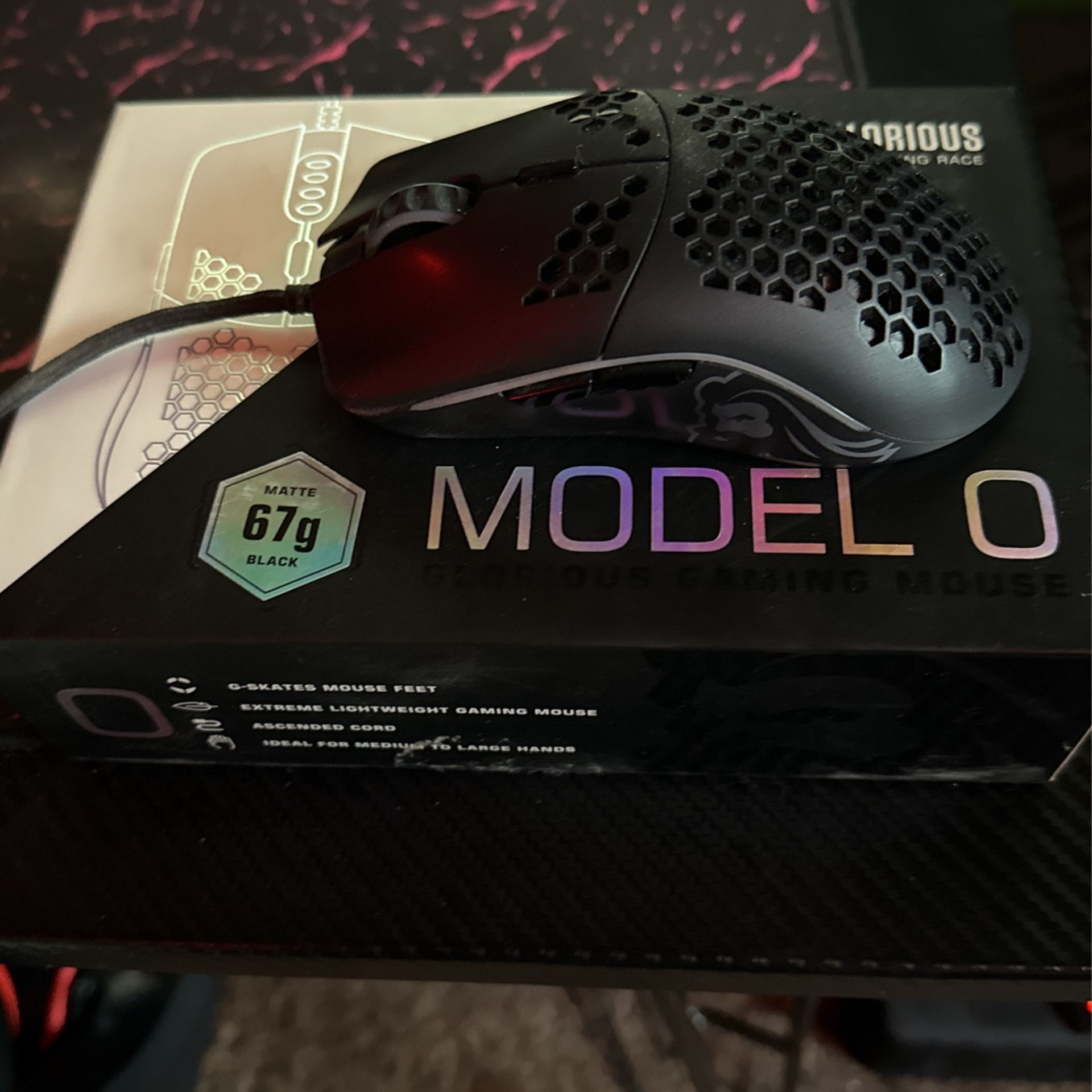 Glorious Model O Matte Black Wired Mouse