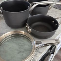 Calphalon Premier Nonstick Saucepans Set of 3