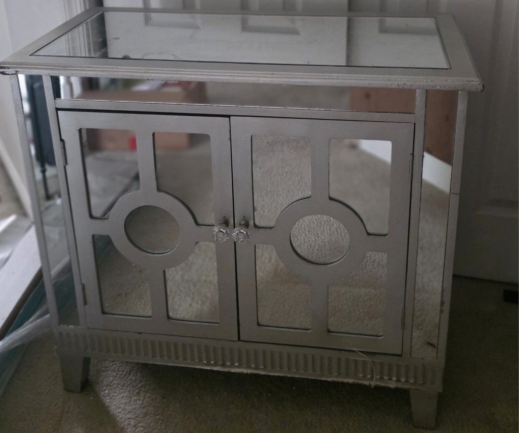 Mirrored Accent Cabinet