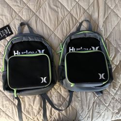 Brand New Hurley backpacks