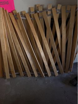 Wood slats