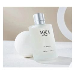 Aqua Sport Eau De Parfum, a fragrance for men, specifically the 100ml size. 
