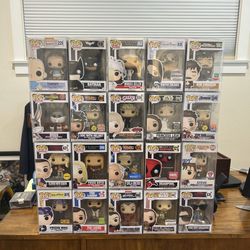 Various Funko pops 
