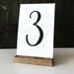 Wedding! Table number holder, wood sign holder, menu holder, wood table number, wood card holder