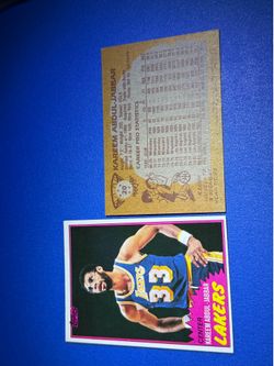 1981-82 Topps Kareem Abdul-Jabbar #20 Lakers $80 each !!