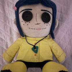 Coraline big plushy