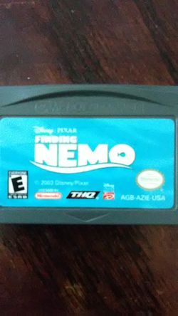 Nintendo Gameboy game boy advance videogame video game finding nemo