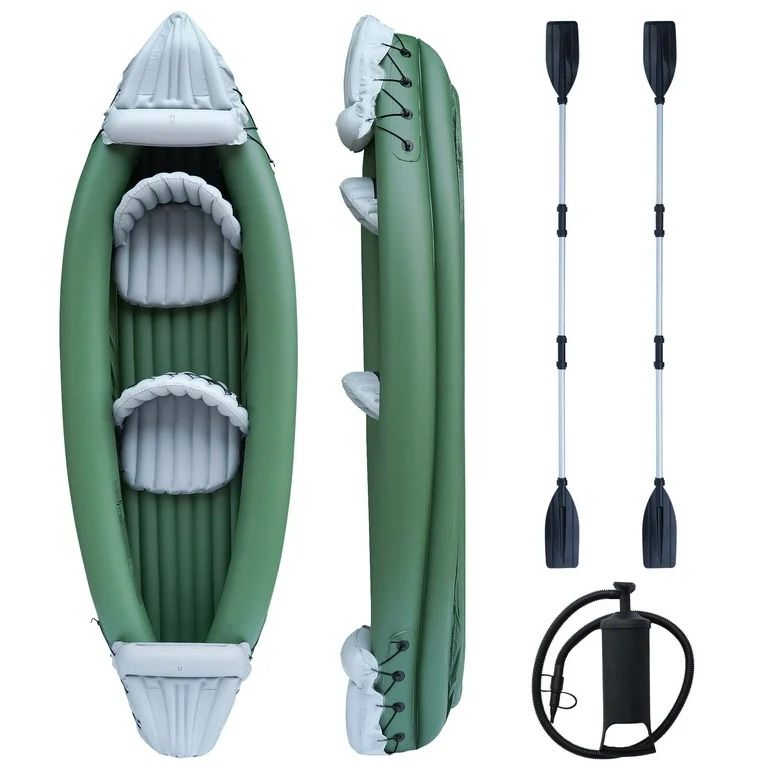 2-Person Inflatable Kayak β Naipo w/ Pump, Bag, Paddles & Repair Kit