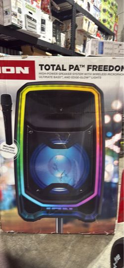ION Audio Total PA Freedom 650W Speaker with Wireless Mic