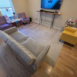 Suede Living Room Set