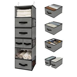 Hanging Closet Organizer- 6 shelves