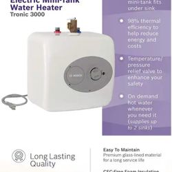 Bosch Electric Water Heater Mini Tank 