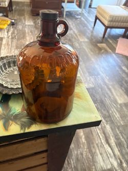 Old glass bottles