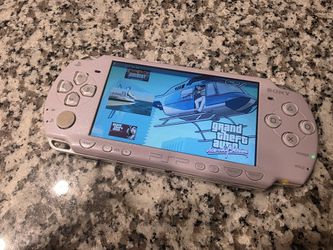 Playstation Psp 2000 Lavendar Mod--ded Video Game Console