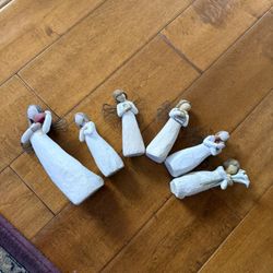 Willow Tree Angels $10 For The Large One, $8 Each For Small Or $40 For All