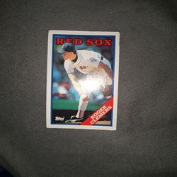 1988 Topps Roger Clemens Boston Red Sox Baseball Card 

