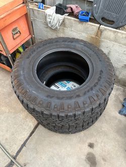 285 / 75 / 18 Good Year DuraTrac Tires (2)