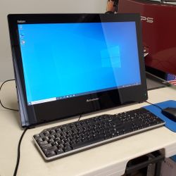 Lenovo ThinkCentre E93z AIO, DESKTOP COMPUTER  PC, INTEL QUAD CORE i7, 16GB MEMORY,  500GB HDD, Windows 10, DVD DRIVE 