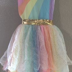 Unicorn Girl Dress Size 5-6