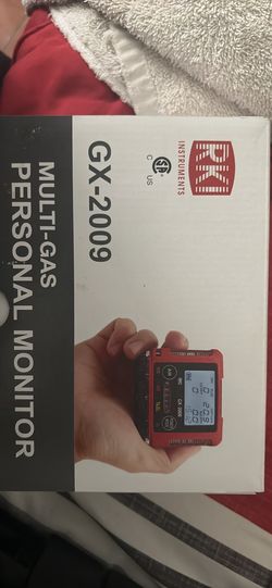 RKI Instruments GX-2009 Multi-Gas Personal Monitor Detector H2S CO LEL O2