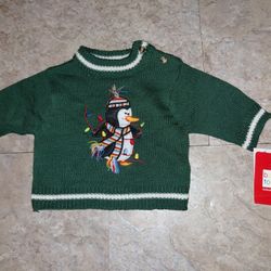Baby Toas Vintage Christmas 🎄 Knit Sweater 